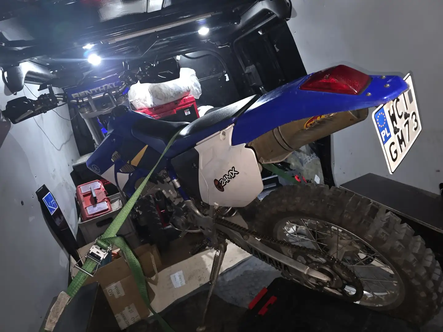 Motocykl po przygotowaniu w warsztacie